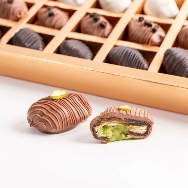 Premium Chocolate Dates Assorted 30pcs Gift Box