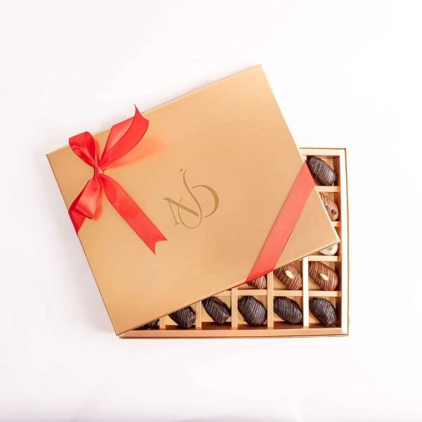 Premium Chocolate Dates Assorted 30pcs Gift Box