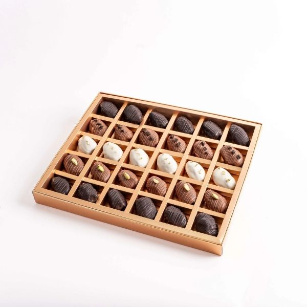 Premium Chocolate Dates Assorted 30pcs Gift Box