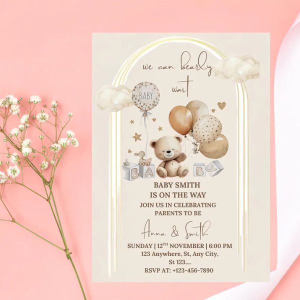 Baby Shower Celebration Invitation Card