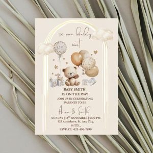 Baby Shower Celebration Invitation Card