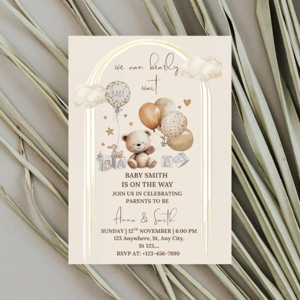 Baby Shower Celebration Invitation Card