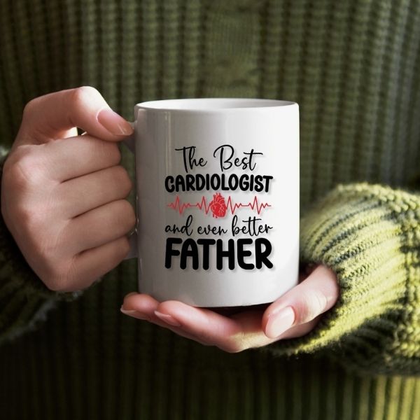 Best Dad Cardiologist Coffee Mug