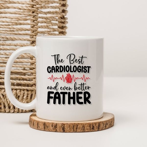 Best Dad Cardiologist Coffee Mug