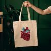 Cardiology Passion Heart Tote Bag