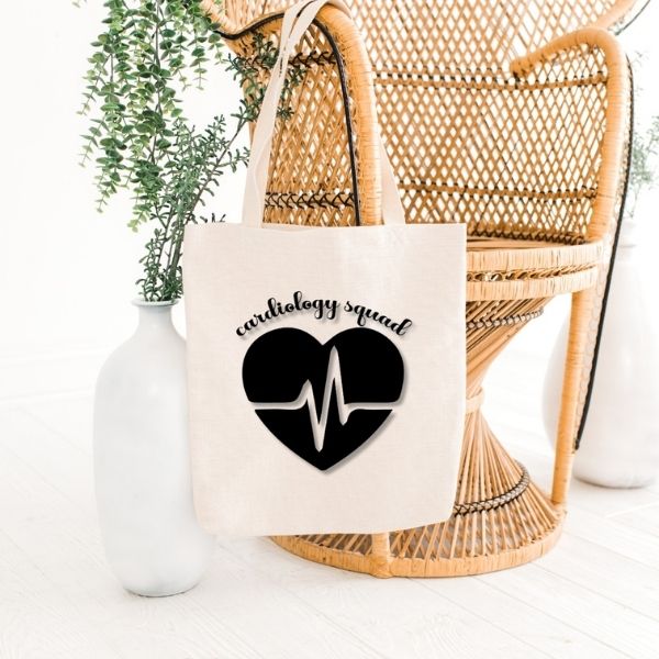 Cardiology Squad Cardiologist Tote Bag Cardiology Squad Cardiologist Tote Bag