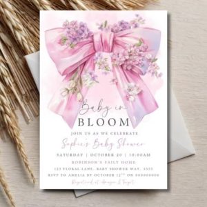Custom Baby Shower Card