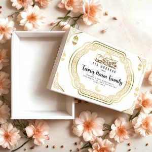 Custom Name Floral Eid Gift Box