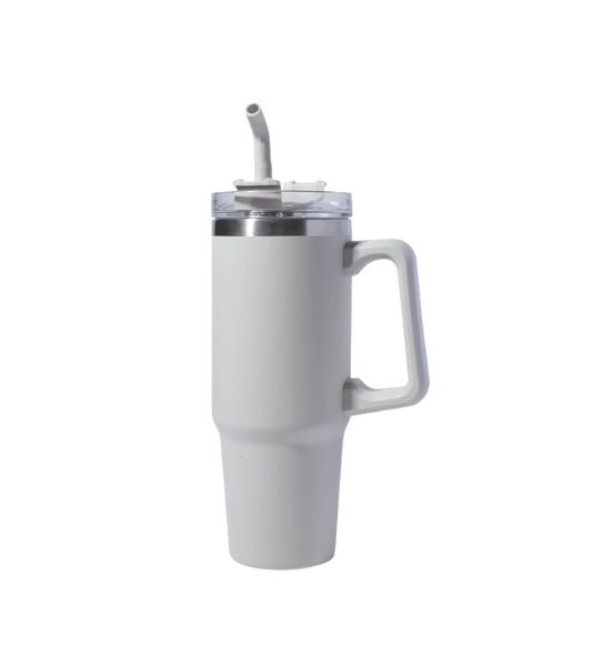 Insulated Travel Tumbler with Handle and Lid