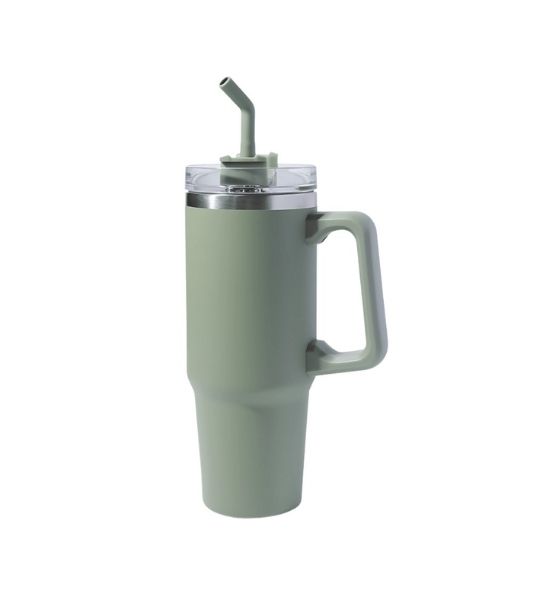 Insulated Travel Tumbler with Handle and Lid