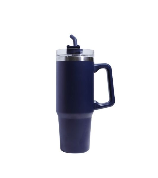 Insulated Travel Tumbler with Handle and Lid