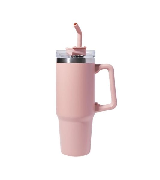 Insulated Travel Tumbler with Handle and Lid