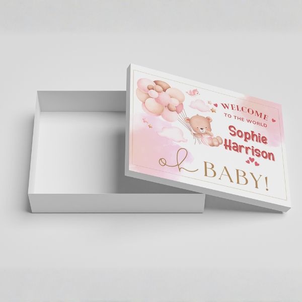 Personalized Baby Shower Gift Box