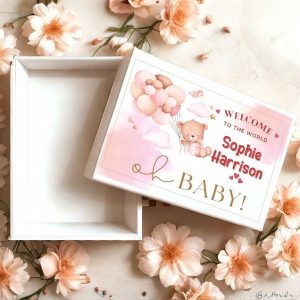 Personalized Baby Shower Gift Box
