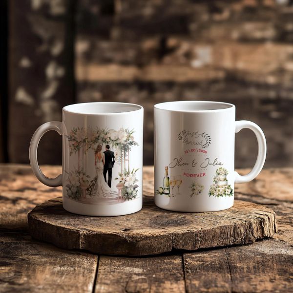 Personalized Couple Coffee Mug Gift