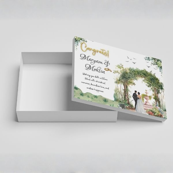 Personalized Couple Wedding Gift Box