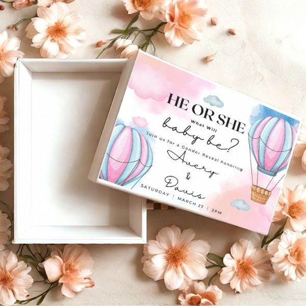 Personalized Gender Reveal Gift Box