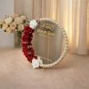 Personalized Round Wedding Mirror