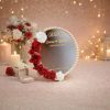 Personalized Round Wedding Mirror