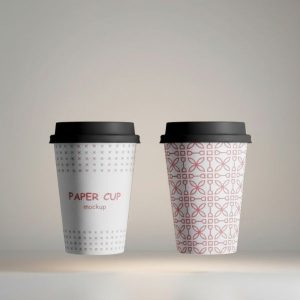 Single Wall Paper Cup with Lid