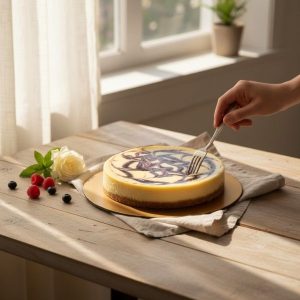 Baked Cheesecake Blueberry 4–5 Portions – 0.63KG
