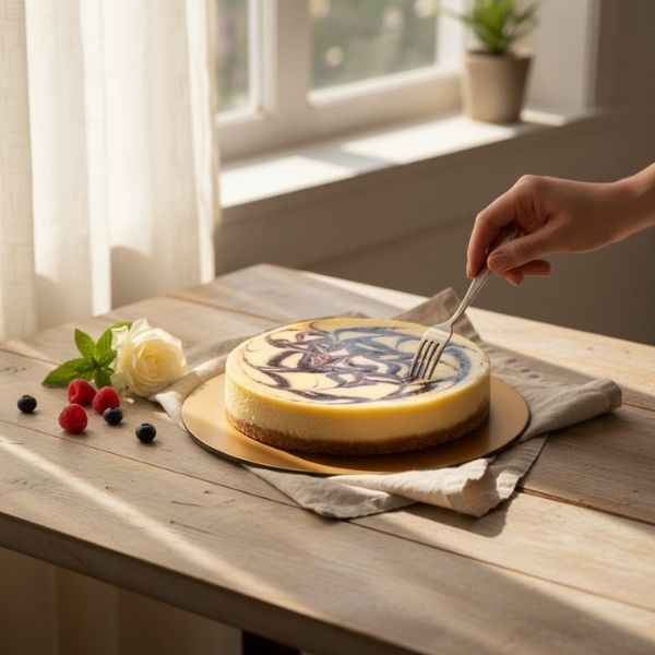 Baked Cheesecake Blueberry 4–5 Portions – 0.63KG