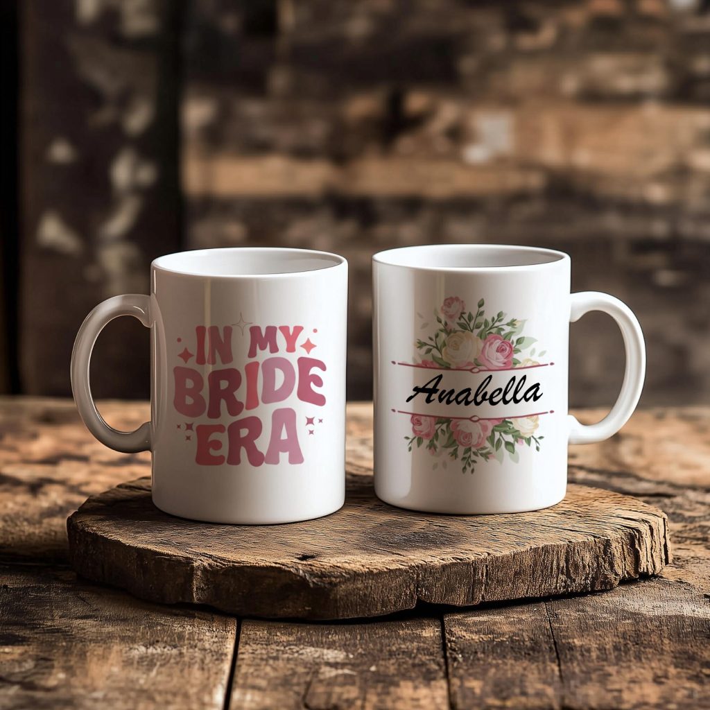 Custom Name Bridal Shower Mug - Drinkware gift from ZAYOSHE in Maleha Street, Sharjah, UAE
