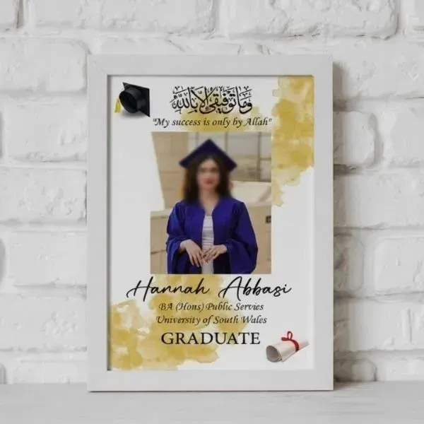 Customizable Graduation Celebration Frame (2) Customizable Graduation Celebration Frame