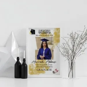 Customizable Graduation Celebration Frame Customizable Graduation Celebration Frame