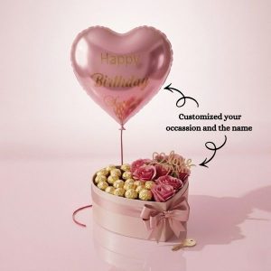 Elegant Rose Gold Birthday Surprise Box
