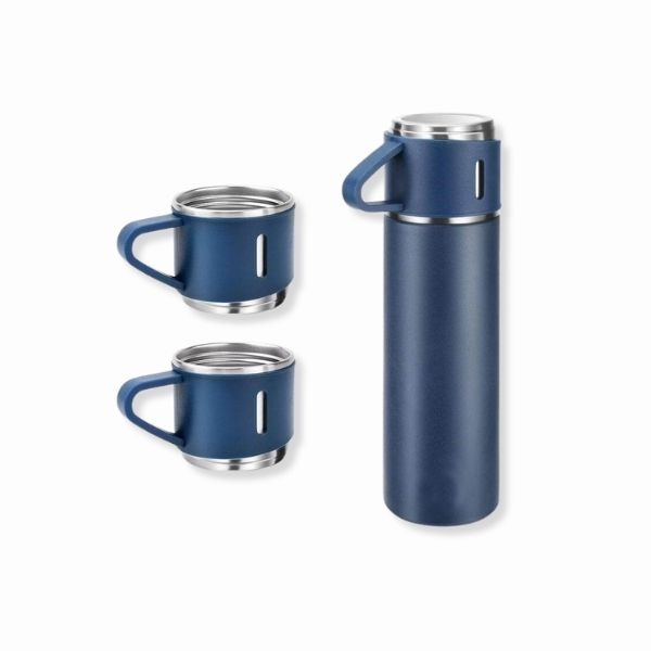Family Thermos Set With 2 Drinking Cups