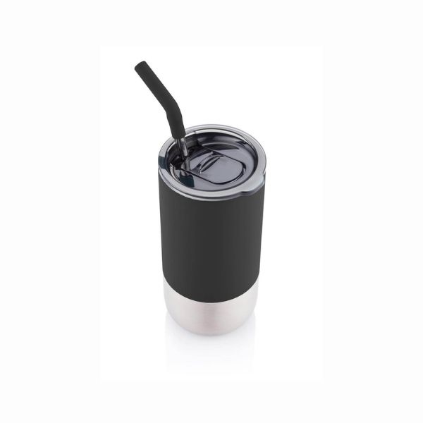 Insulated Tumbler With Reusable Straw
