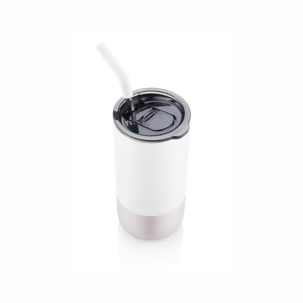 Insulated Tumbler With Reusable Straw