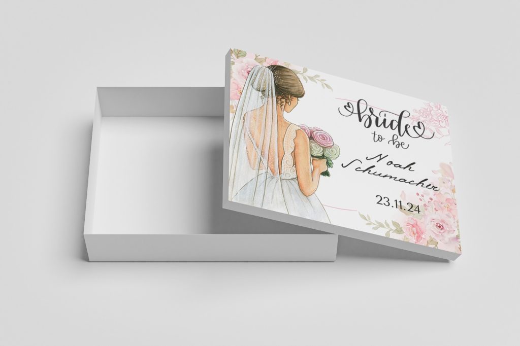 Personalized Bride To Be Floral Gift Box - Flowers gift from ZAYOSHE in Maleha Street, Sharjah, UAE - image 2