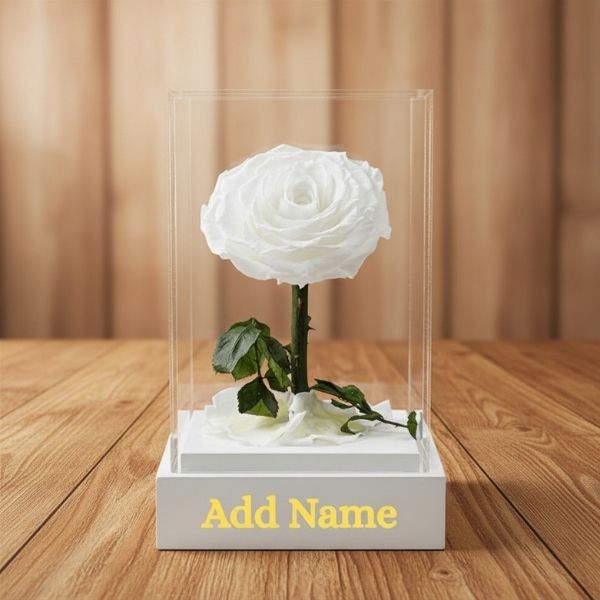 Personalized Eternal Forever Rose