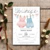 Personalized-Minimal-Gender-Reveal-Invite
