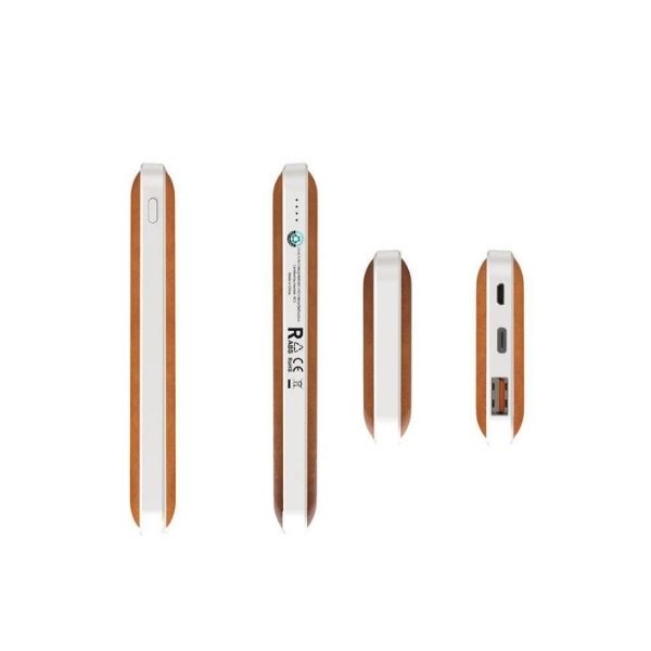 Recycled Leather 10000mAh PD Fast Charging Powerbank