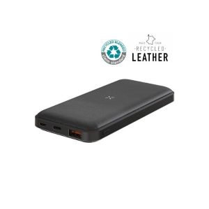 Recycled Leather 10000mAh PD Fast Charging Powerbank
