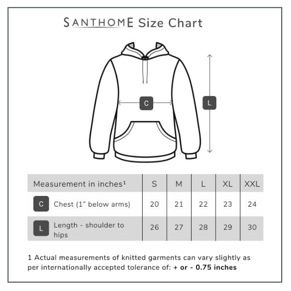 SANTHOME Customized Hoodie With Zipper