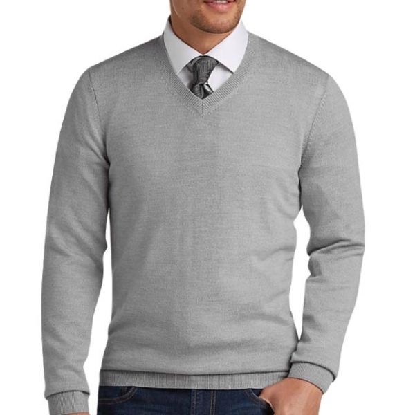 SANTHOME Customized V-Neck Sweater