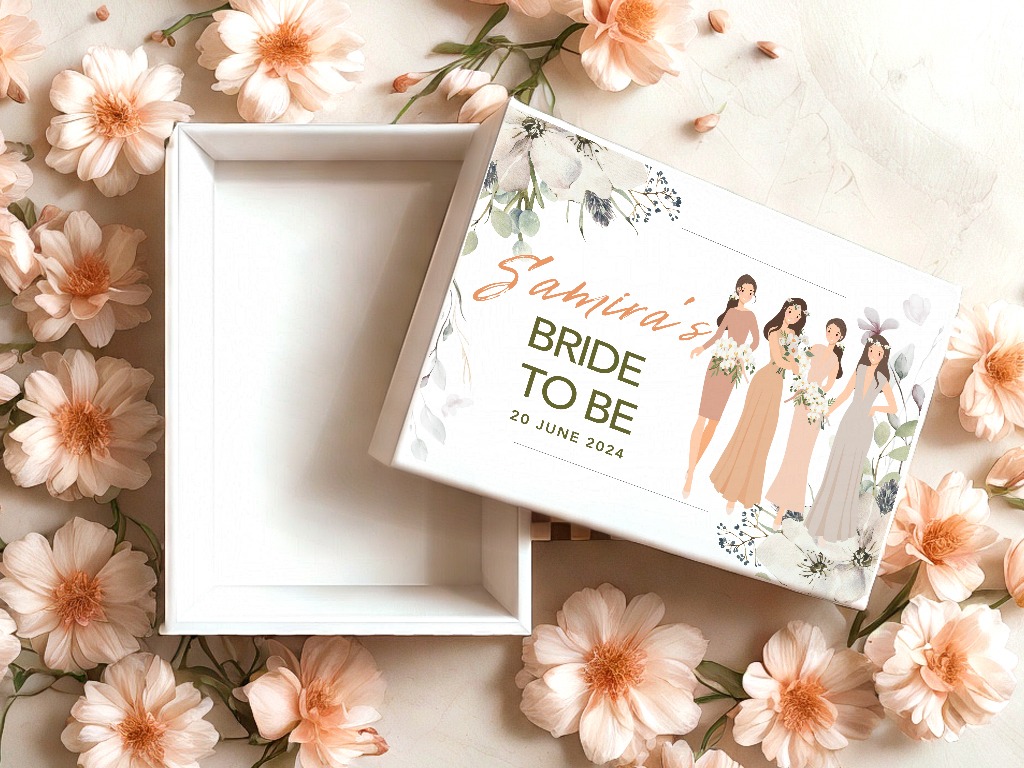 Custom Bridal Party Bride To Be Gift Box - Gift Sets gift from ZAYOSHE in Maleha Street, Sharjah, UAE