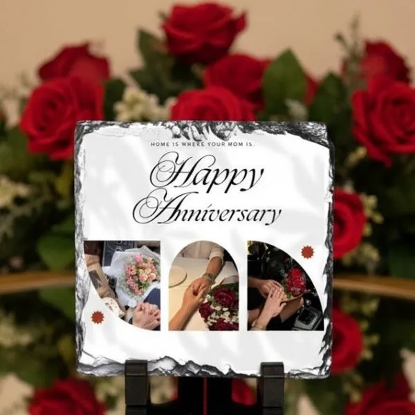 Anniversary Memory Photo Rock Slate - Frames gift from ZAYOSHE in Maleha Street, Sharjah, UAE - image 2