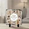 Customized Birthday Photo Rock Slate (6) Customized Birthday Photo Rock Slate