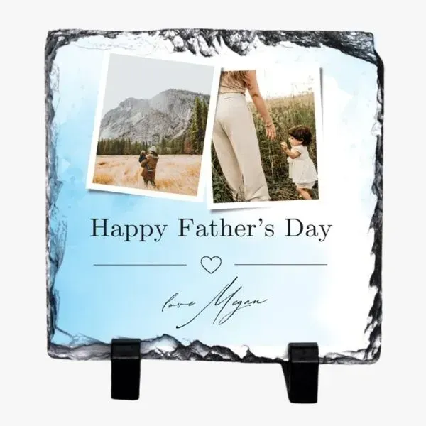 Happy Father’s Day Photo Rock Slate Happy Father’s Day Photo Rock Slate