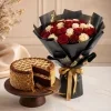 Luxury Cake & Roses Bundle Luxury Cake & Roses Bundle