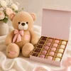 Ombre Chocolates & Teddy Bear Gift Bundle Ombre Chocolates & Teddy Bear Gift Bundle