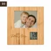 Personalized Father’s Day Bamboo Photo Frame with Digital Clock (8) Personalized Father’s Day Bamboo Photo Frame with Digital Clock