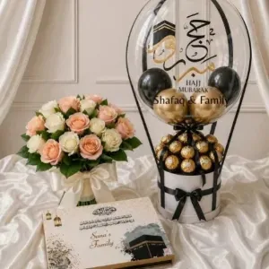 Personalized Luxury Hajj Gift Combo (3) Personalized Luxury Hajj Gift Combo