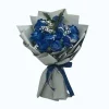 Royal Blue Rose Elegance Bouquet