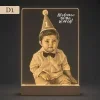 Welcome Baby Photo LED Acrylic Lamp